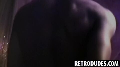RetroDudes.com - Vintage dudes Domino and Treat enjoy a cock riding lovemaking sessio
