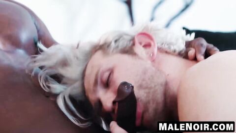 MaleNoir.com - Jacob Peterson satisfies with ride on my black dick