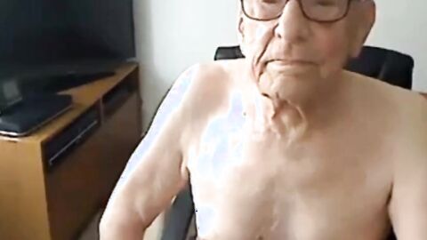 Silver Daddy in White Panties