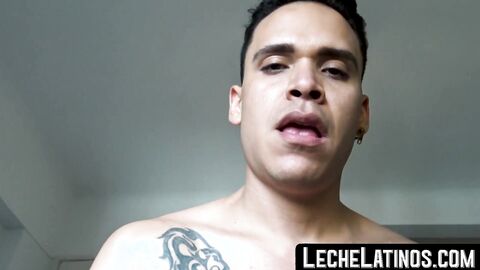 LecheLatinos.com - Latino cock sucker rides a big raw cock and cums hard