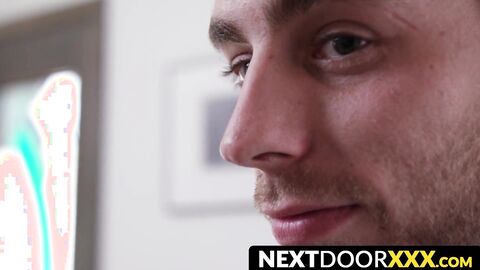 NextDoorXXX.com - Handsome hairy jock got his tight ass smashed hard and fast by a mu