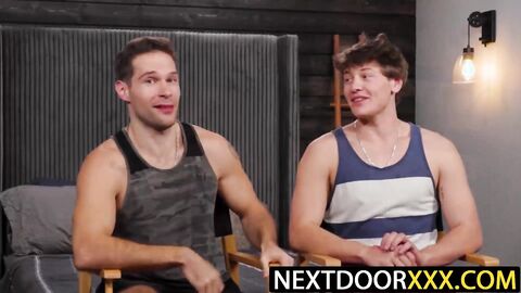 NextDoorXXX.com - Connor Blakely's first anal fuck with David Skylar
