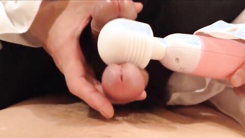 2 Asian Crossdressers Play with Sex Toys and Cum Hard