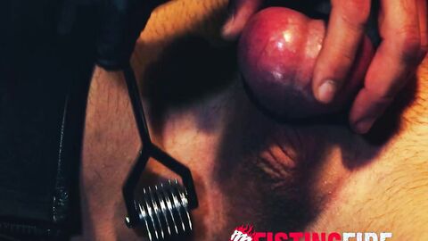 Derek Kage takes a huge cock in his mouth and extremely ass fucked by two hunks