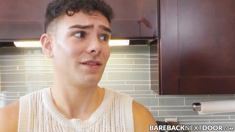 Lovers Blain O'Connor and Damian Night breed each others ass
