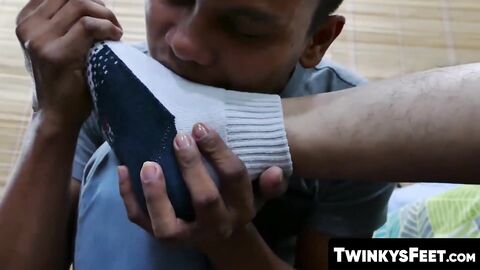 TwinkysFeet.com - Toe sucking Asian twinks sucking and hard anal plowing and shoot th