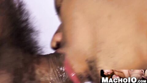 MachoIO.com - Creamy Latino bottom takes hardcore ass pounding and facial