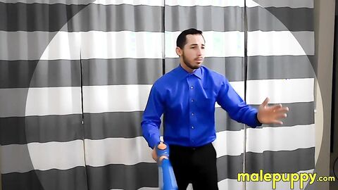 Bossy Toby Springs embarrasses himself during a live meeting