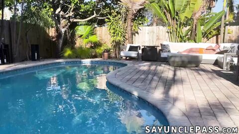 Johnny Hunter gets horny and fucks Jayden Pierce after swimming