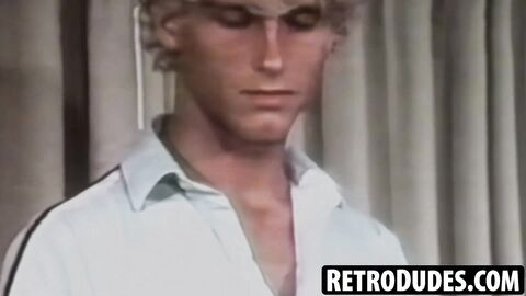 RetroDudes.com - Aroused Scott Noll loves every second of his threesome action with e