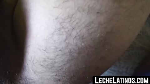 LecheLatinos.com - Straight Latino's raw, intense bareback fuck and facial in POV