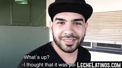 LecheLatinos.com - Colombian straight stud unleashes a facial blast on a spitroasted