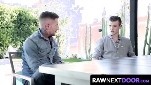 RawNextDoor.com - Gay Scott Finn's eagerness to suck off hung twink Danny Gunn