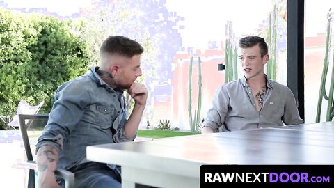 RawNextDoor.com - Gay Scott Finn's eagerness to suck off hung twink Danny Gunn