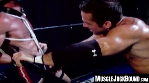 MuscleJockBound.com - Wild wrestler's domination and submission during a rough and in