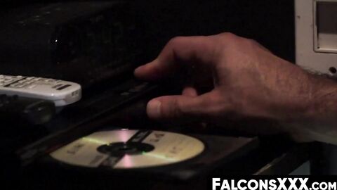 FalconsXXX.com - Three muscular hunks raw pounding and cock sucking in a wild club sc