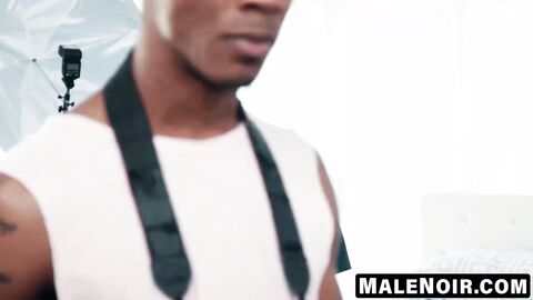 MaleNoir.com - Beaux Banks andTrey ditch the shoot for cock focused session