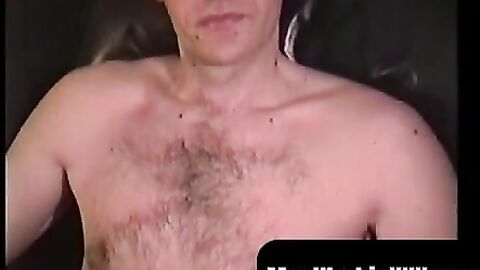 MenWorkinXXX.com - Skinny twink enjoys stroking his hairy long sword solo
