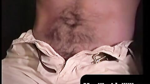 MenWorkinXXX.com - Skinny twink enjoys stroking his hairy long sword solo