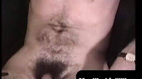 MenWorkinXXX.com - Skinny twink enjoys stroking his hairy long sword solo