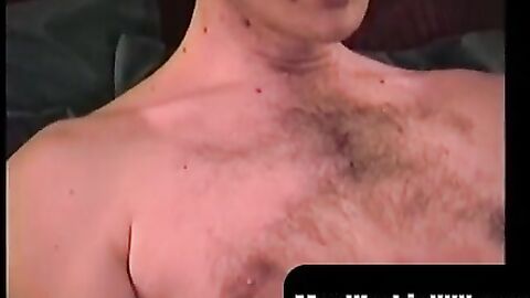MenWorkinXXX.com - Skinny twink enjoys stroking his hairy long sword solo