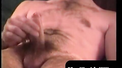 MenWorkinXXX.com - Skinny twink enjoys stroking his hairy long sword solo