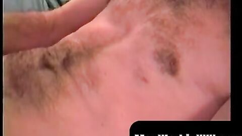 MenWorkinXXX.com - Skinny twink enjoys stroking his hairy long sword solo