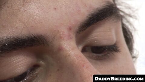 DaddyBreeding.com - Twink deviant ass fucks with inked daddy hard and fast until he m