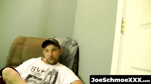 JoeSchmoeXXX.com - Billy Bob wanks his cock before spraying out a cumload