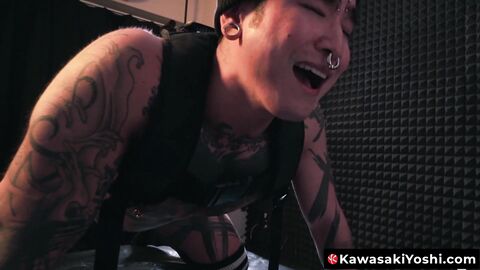 KawasakiYoshi.com - Yoshi Kawasaki alone with a fuck machine satisfying his insatiabl