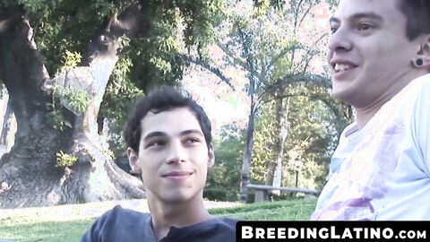 BreedingLatino.com - Hot raw bedroom fucking with two cute Latino twinks