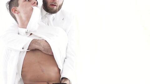 BoyMissionary.com - Cum-eating Mormon daddy deepthroats his sweet young cock as an ac