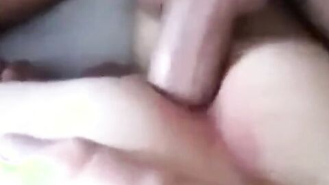 Bareback Amateur Takes Big Cock Anal Creampie