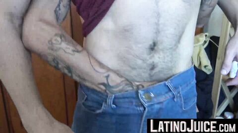 Handsome well groomed stud Gonzo plowed my tattooed friend Kendro