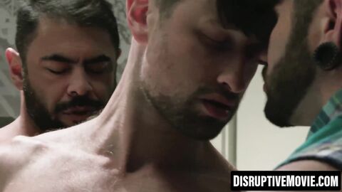 DisruptiveMovie.com - Curly haired Drew Dixon dominated in a hot threesome