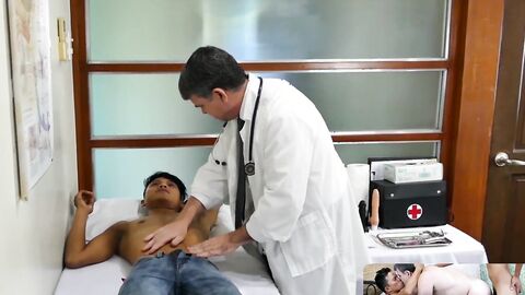 PinoyBoys.com - Whorish Asian twink Mikal gets ass drilled by doctor Daddy Mike