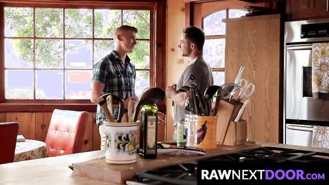 RawNextDoor.com - Markie More pounds the brains out of hot and horny jock Alex Tanner