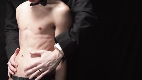 Austin Young's passionate dildo fucking with suited Legrand Wolf