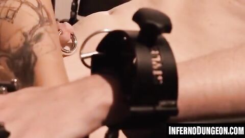 InfernoDungeon.com - Master Ron examines jock Axel's smooth ass