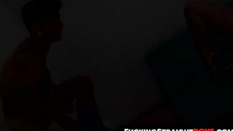 FuckingStraightBoys.com - Amateur horseback rider enjoys FMM cock sucking orgy
