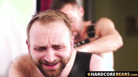 HardcoreBears.com - Jockstrap bear Harper Davis barebacked intensely after eager dick