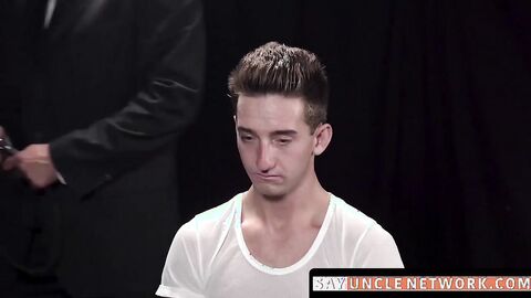 SayUncleNetwork.com - Pastor wraps leather belt around twink before raw banging him