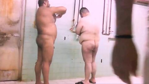 Sweaty Sauna Bears Get Naked