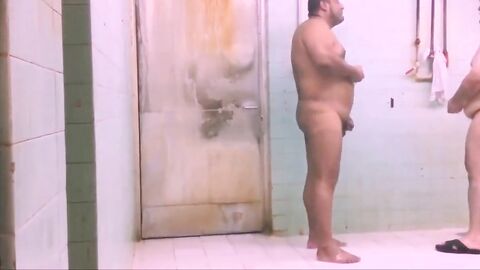 Sweaty Sauna Bears Get Naked