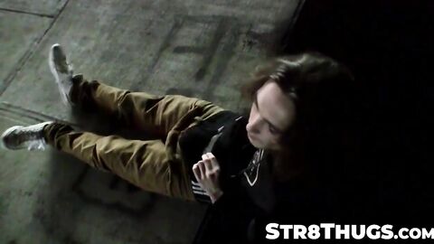Str8Thugs.com - Horny skater dude Sean Johansen's car-bound cock stroking adventure