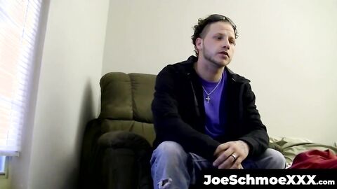 JoeSchmoeXXX.com - Hot Jerzee gets naughty with Joe's fat dick in his mouth