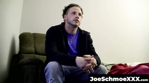 JoeSchmoeXXX.com - Hot Jerzee gets naughty with Joe's fat dick in his mouth