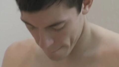 Austin Parker and Jesse Jacobs jerk off after hot doggystyle