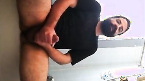 Bearded Daddy Jacks Off