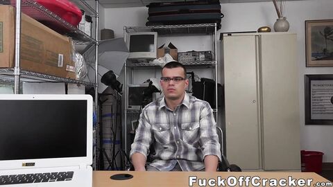 Straight nerd has trouble handling this huge black cock